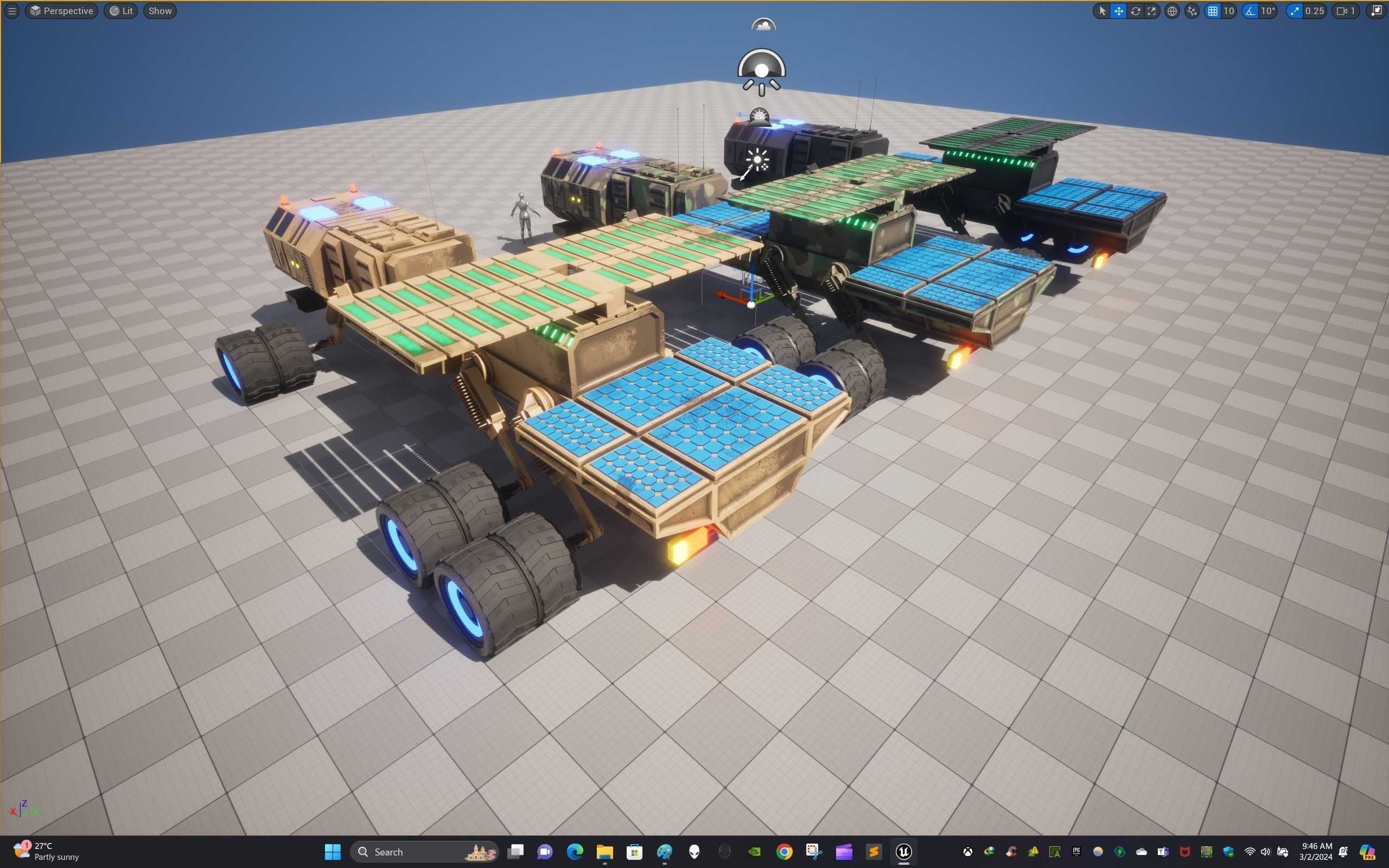 Rover Nine Low-poly 3D model_28