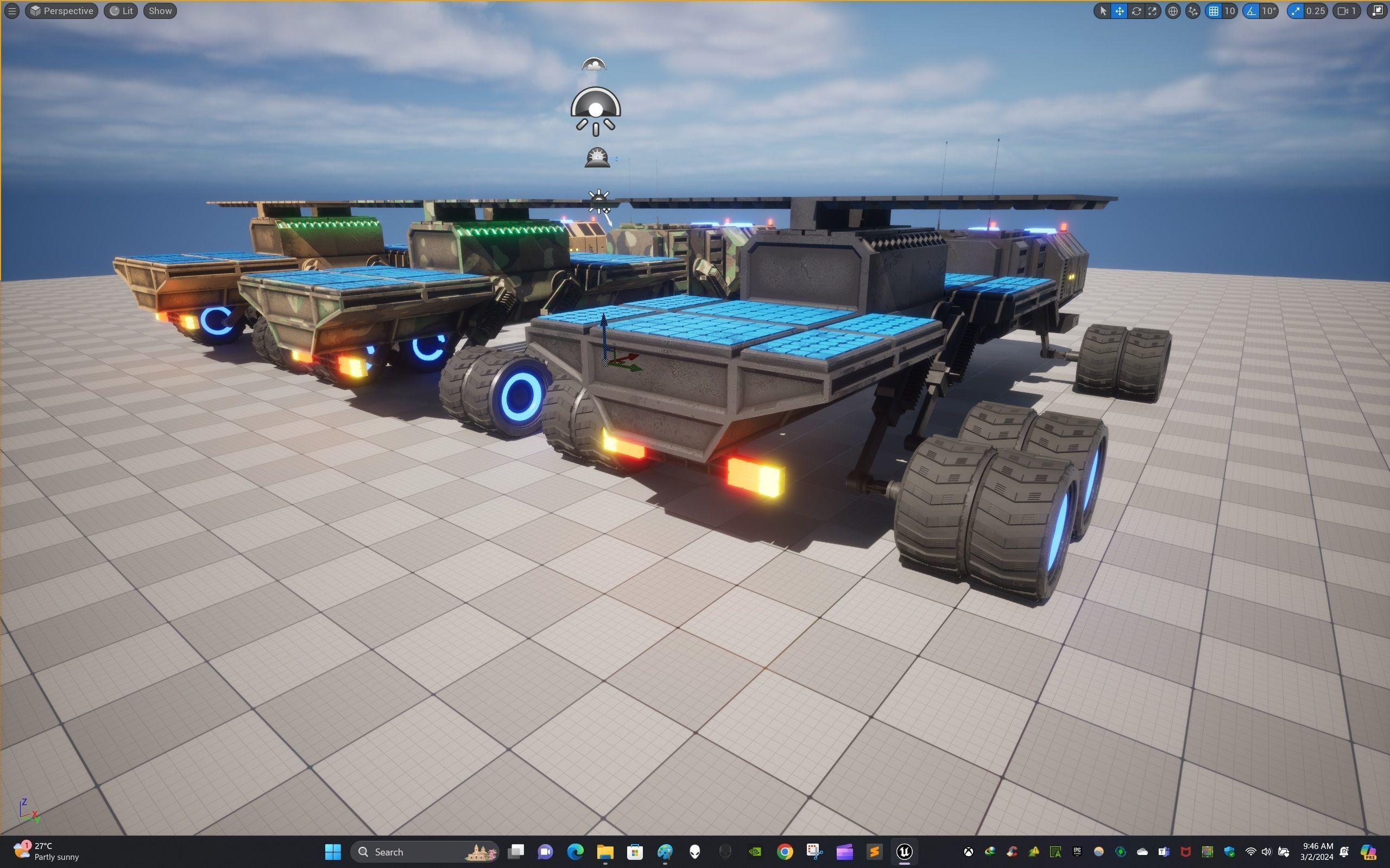 Rover Nine Low-poly 3D model_29