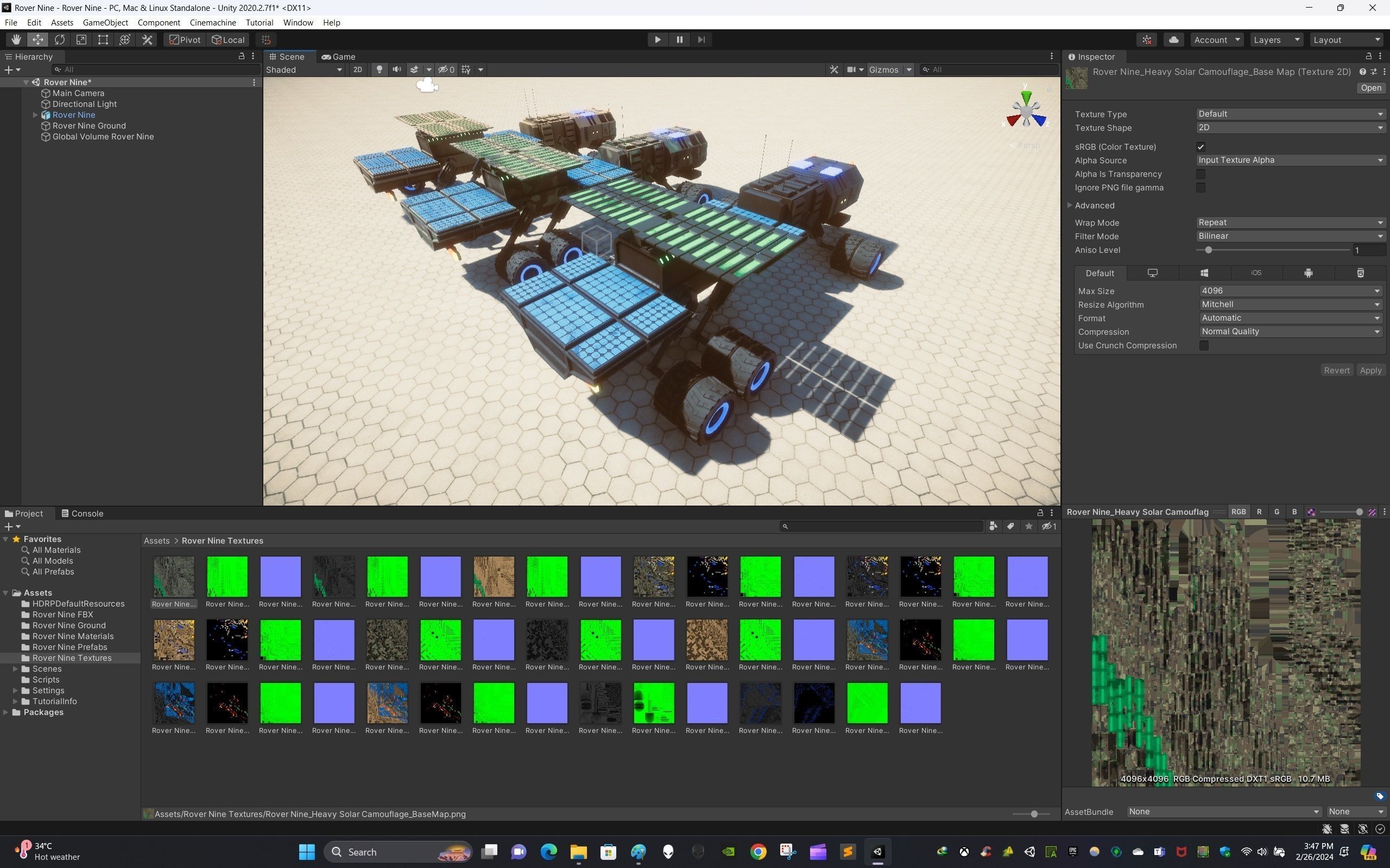 Rover Nine Low-poly 3D model_13