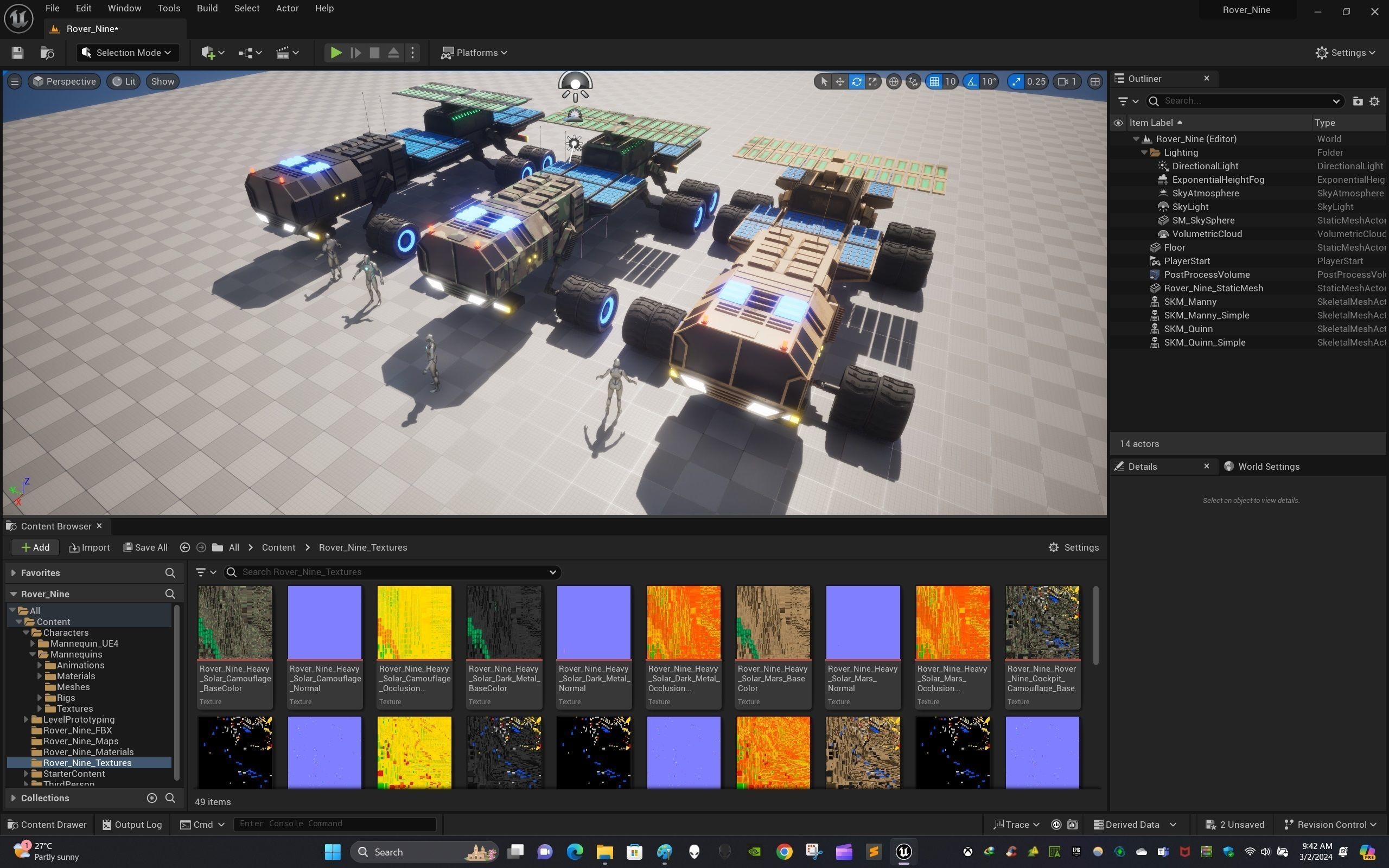 Rover Nine Low-poly 3D model_24