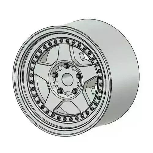 WORK MEISTER CR01 RIMS FOR DIECAST 64 SCALE