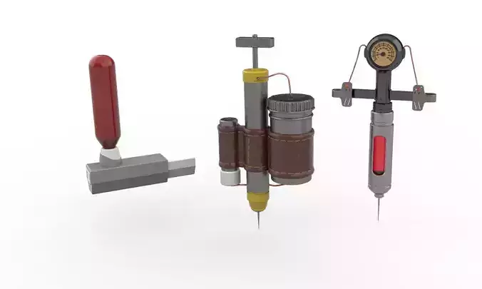 FALLOUT  ITEM JET PSYCHO STIMPAK 3D print model