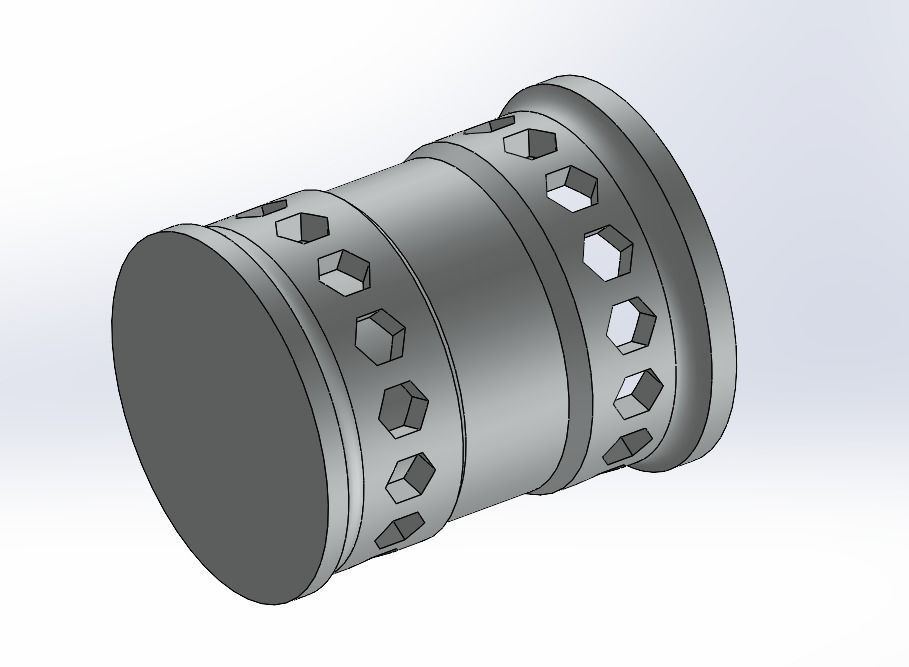 Pen and Stationary cup for Desktop 3D print model_3