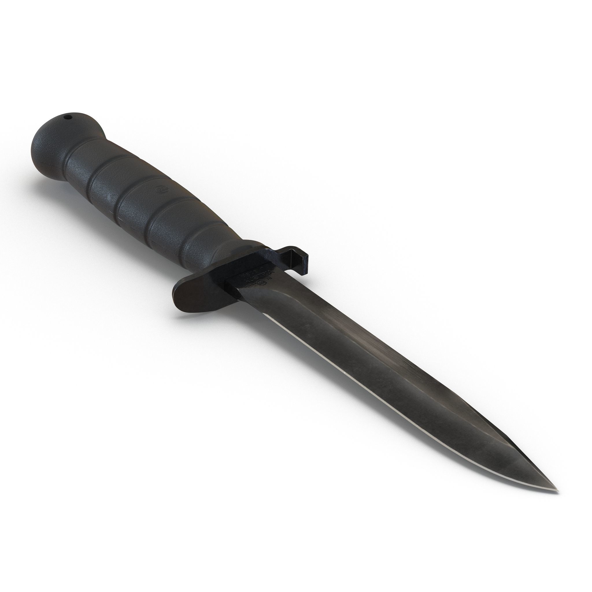 Glock FM 78 Knife Black 3D model