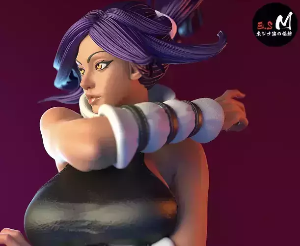 Yoruichi CHARACTER BY ESM  2 files 3D print model