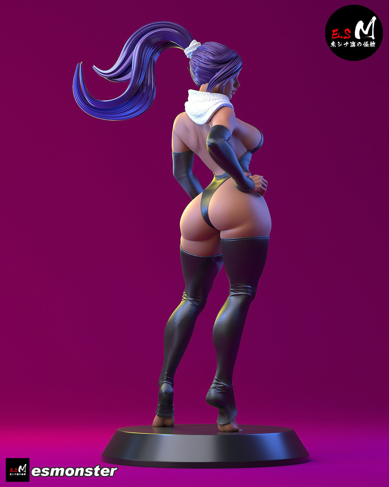 Yoruichi CHARACTER BY ESM  2 files 3D print model_19
