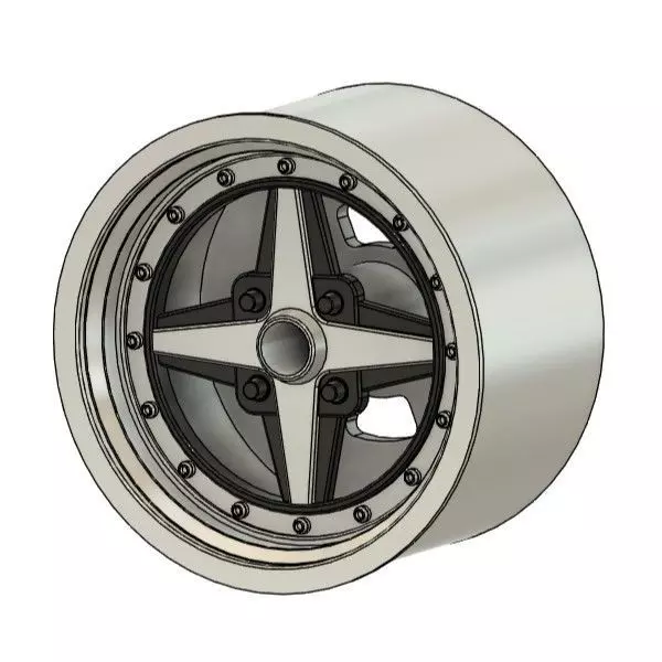 WORK EQUIP 01 RIMS FOR DIECAST 64 SCALE 3D print model_0