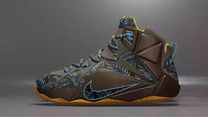 Nike Lebron fem leaf graffiti