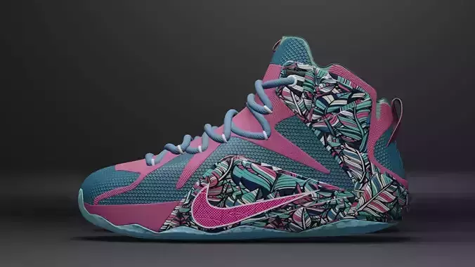 Nike Lebron bubble gum colour