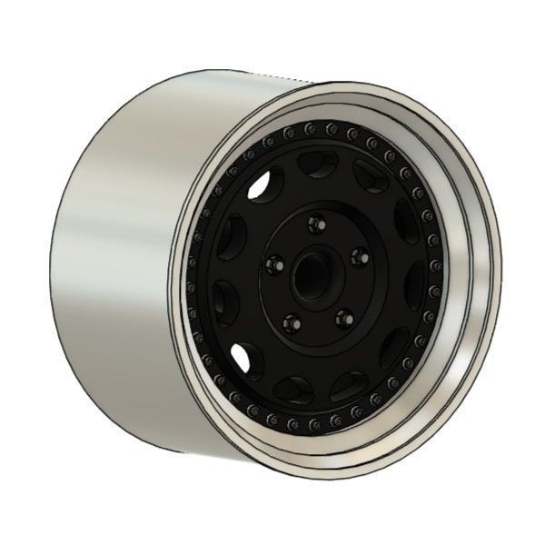 WORK CRAG GALVATRE RIMS FOR DIECAST 64 SCALE 3D print model_1