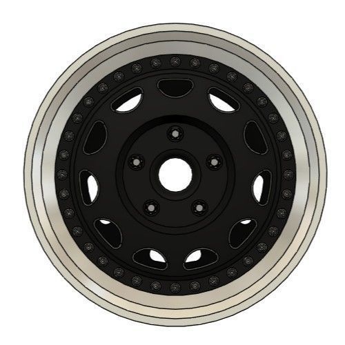 WORK CRAG GALVATRE RIMS FOR DIECAST 64 SCALE 3D print model_2