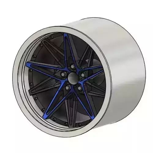 WORK SCHWERT SG1 RIMS FOR DIECAST 64 SCALE