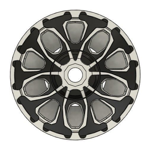 WORK CRAG BJS RIMS FOR DIECAST 64 SCALE 3D print model_2