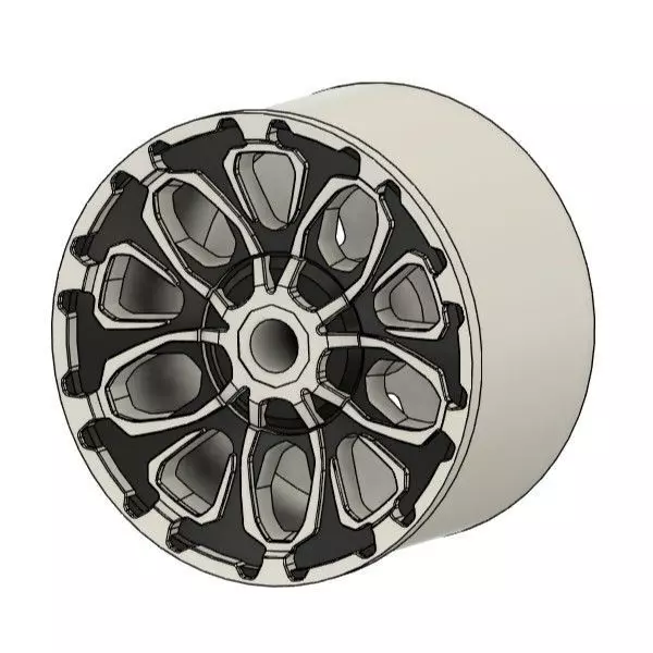 WORK CRAG BJS RIMS FOR DIECAST 64 SCALE 3D print model_0