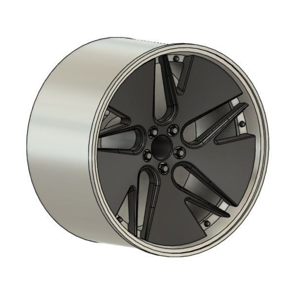 WORK GNOSIS CVD RIMS FOR DIECAST 64 SCALE 3D print model_1