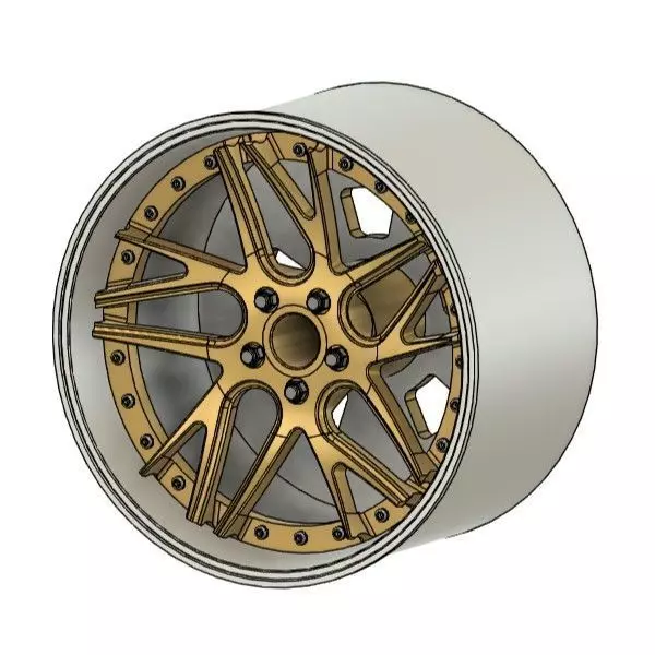 WORK GNOSIS CVX RIMS FOR DIECAST 64 SCALE 3D model 3D printable