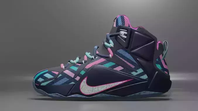 Nike Lebron geometric pattern