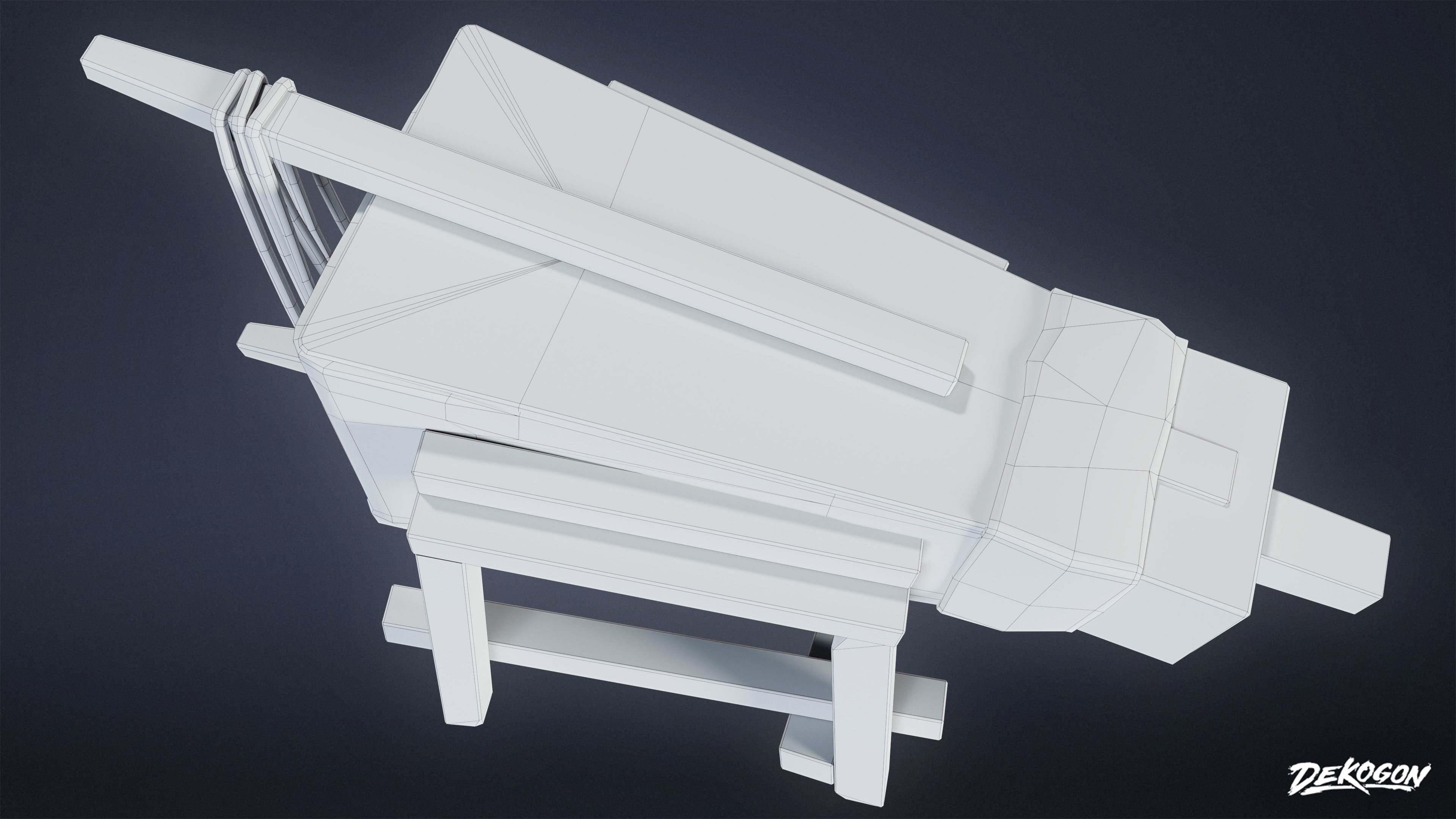 MEDIEVAL - Bellow 01 - LOW POLY Low-poly 3D model_1