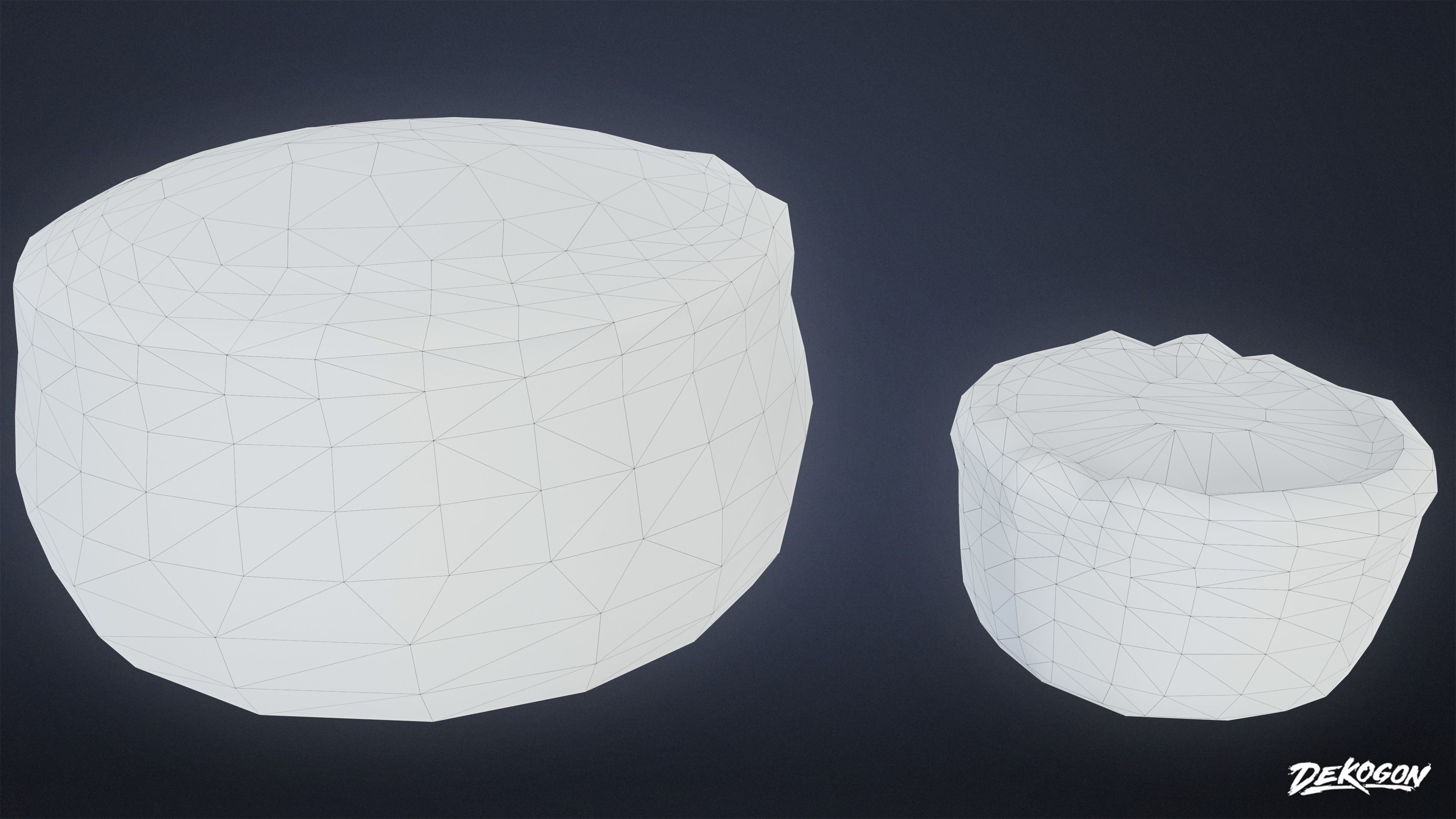 MEDIEVAL - Biscuit Pastry 01 - LOW POLY Low-poly 3D model_7