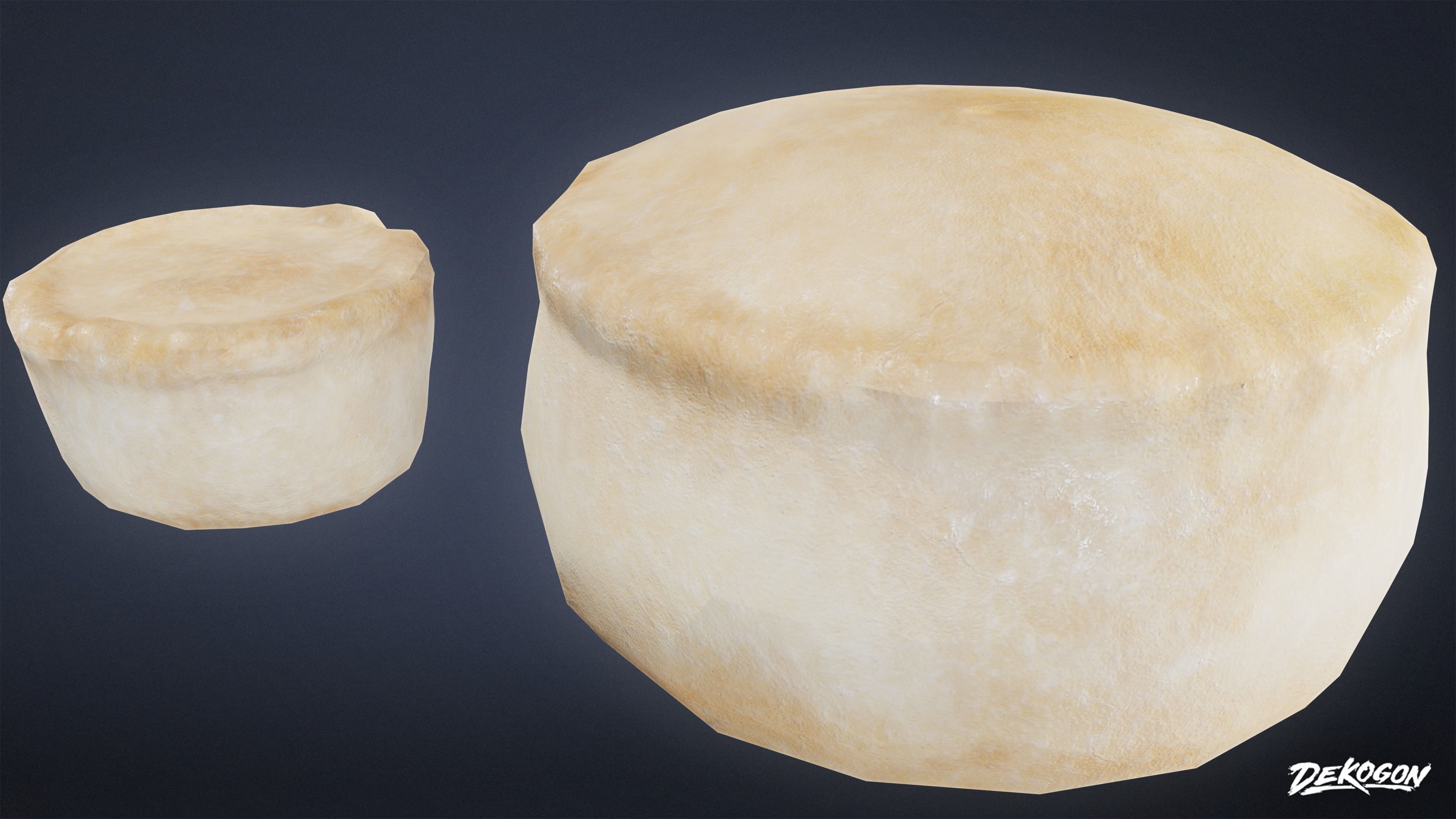 MEDIEVAL - Biscuit Pastry 01 - LOW POLY Low-poly 3D model_2