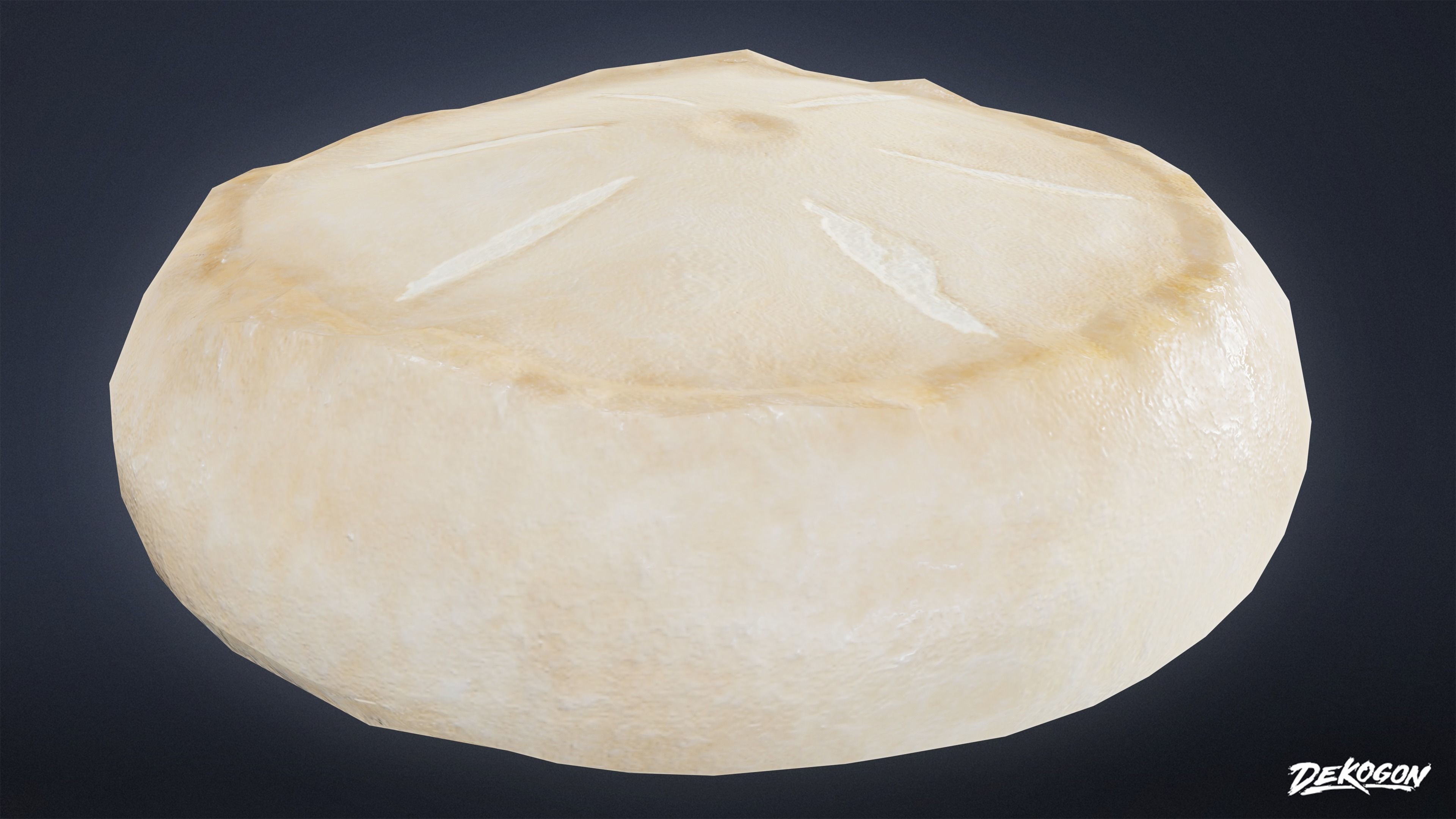 MEDIEVAL - Biscuit Pastry 01 - LOW POLY Low-poly 3D model_12