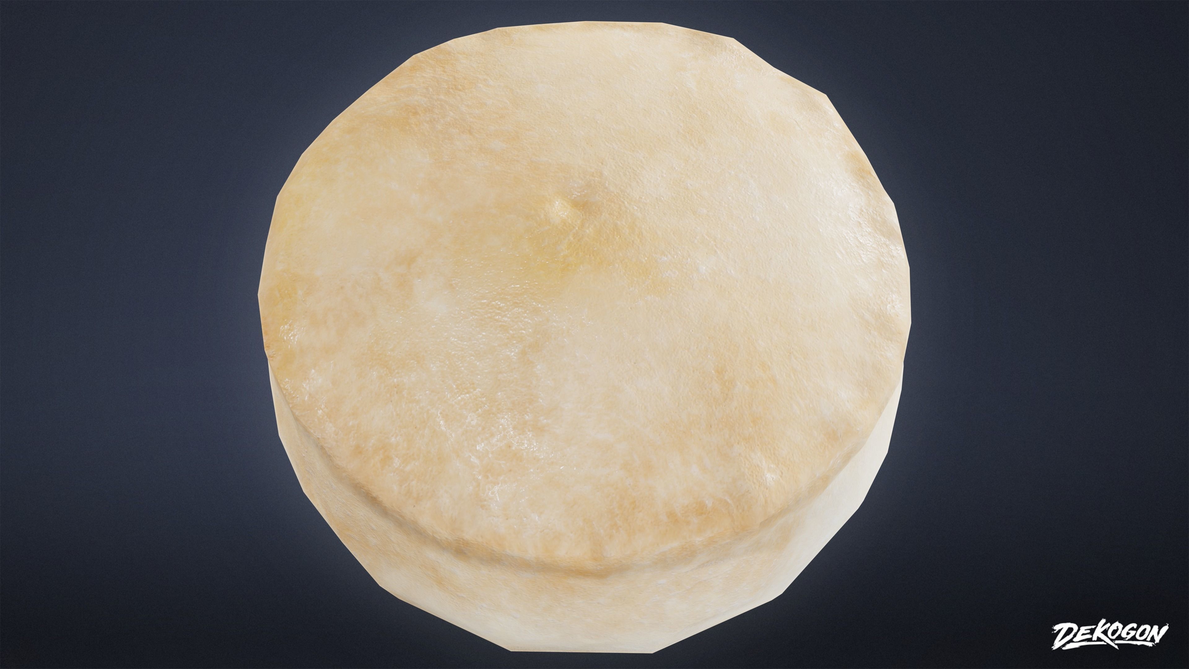 MEDIEVAL - Biscuit Pastry 01 - LOW POLY Low-poly 3D model_5