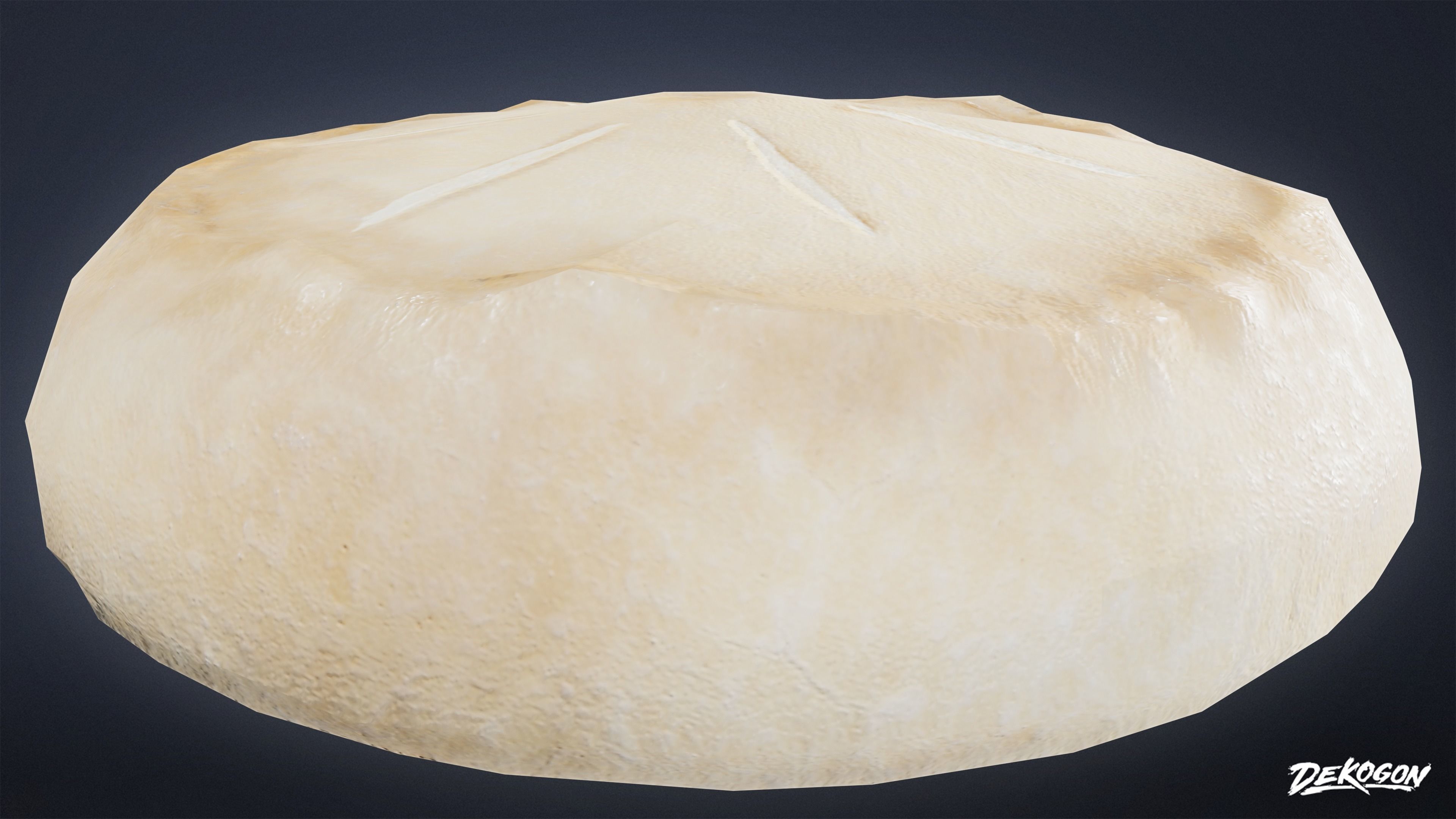 MEDIEVAL - Biscuit Pastry 01 - LOW POLY Low-poly 3D model_16