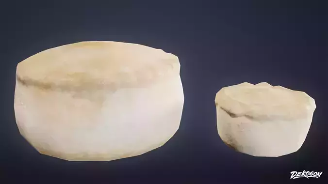 MEDIEVAL - Biscuit Pastry 01 - LOW POLY Low-poly 3D model