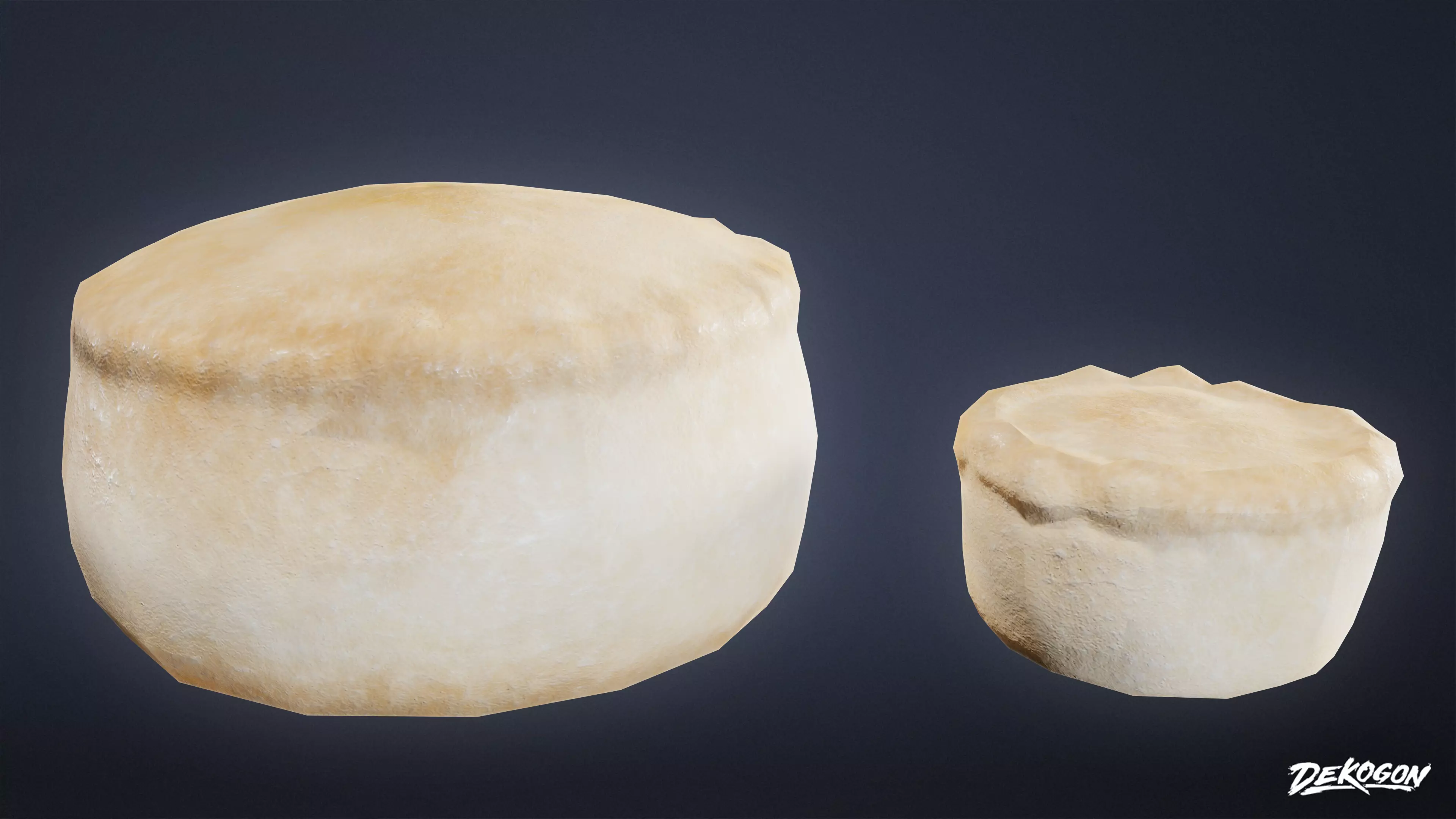 MEDIEVAL - Biscuit Pastry 01 - LOW POLY Low-poly 3D model_0