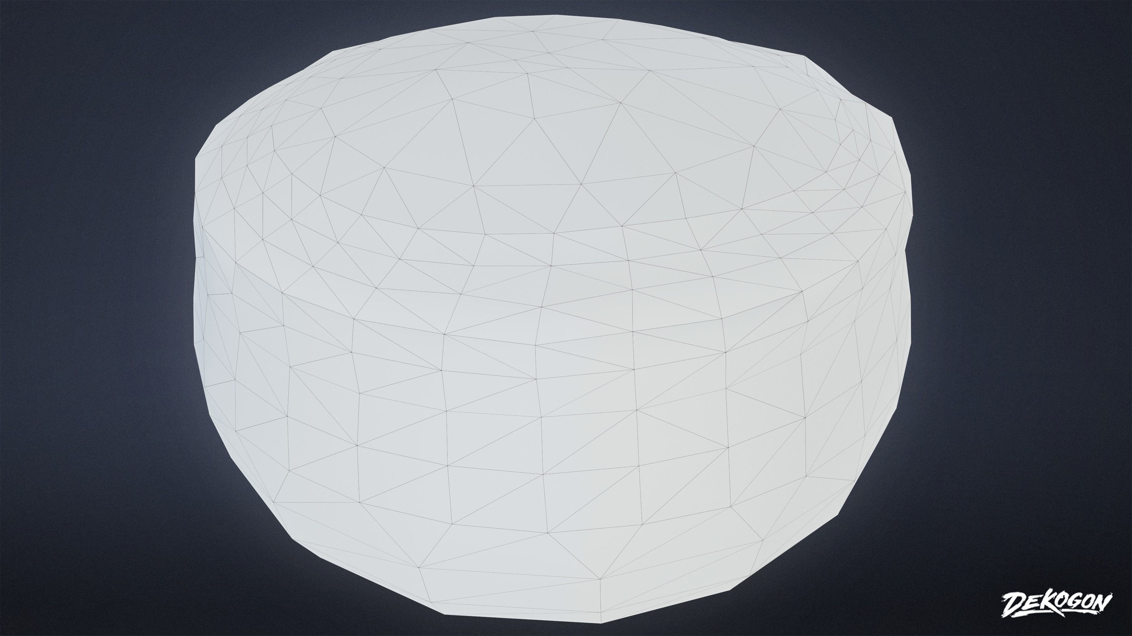 MEDIEVAL - Biscuit Pastry 01 - LOW POLY Low-poly 3D model_8