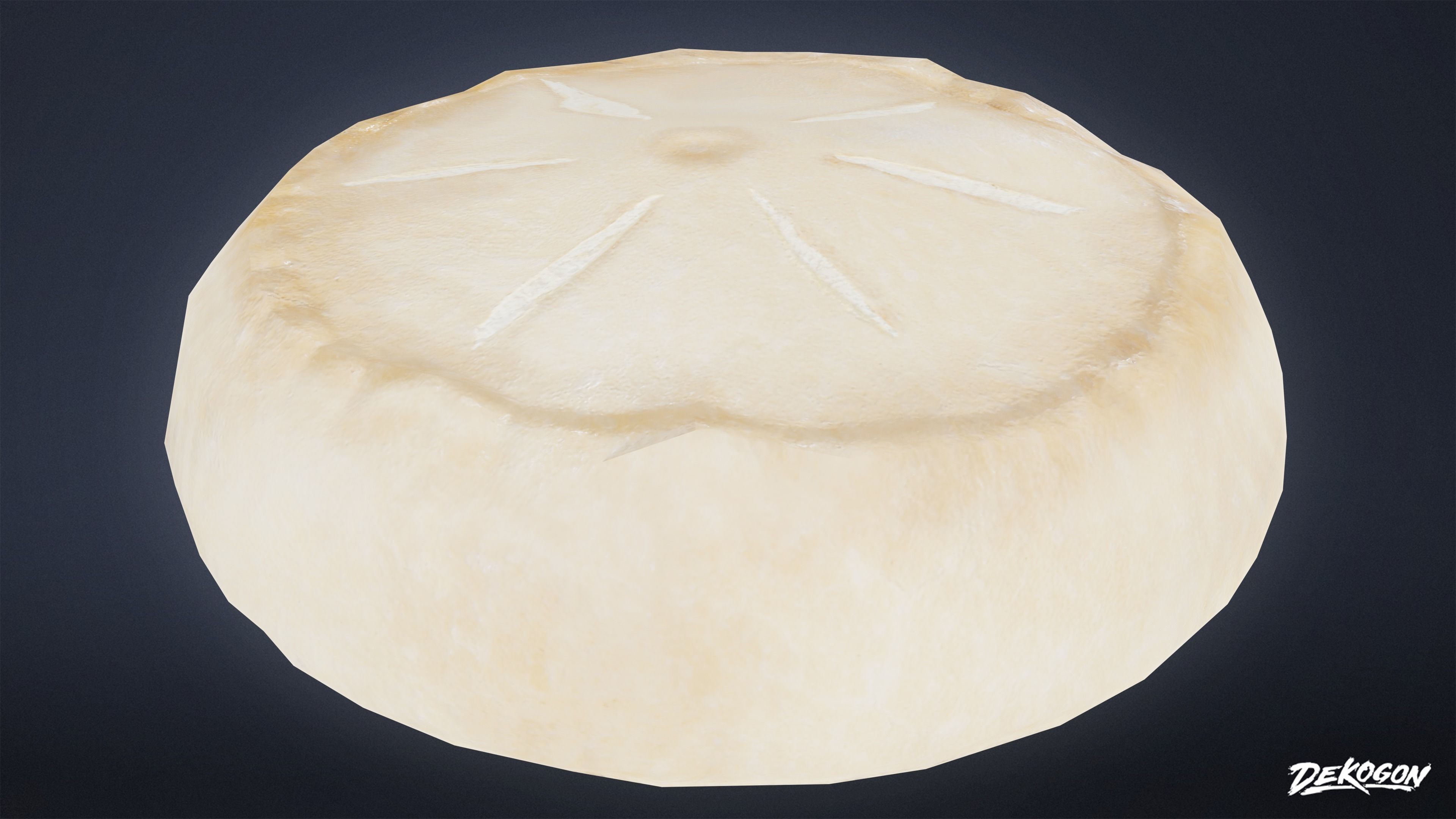 MEDIEVAL - Biscuit Pastry 01 - LOW POLY Low-poly 3D model_10
