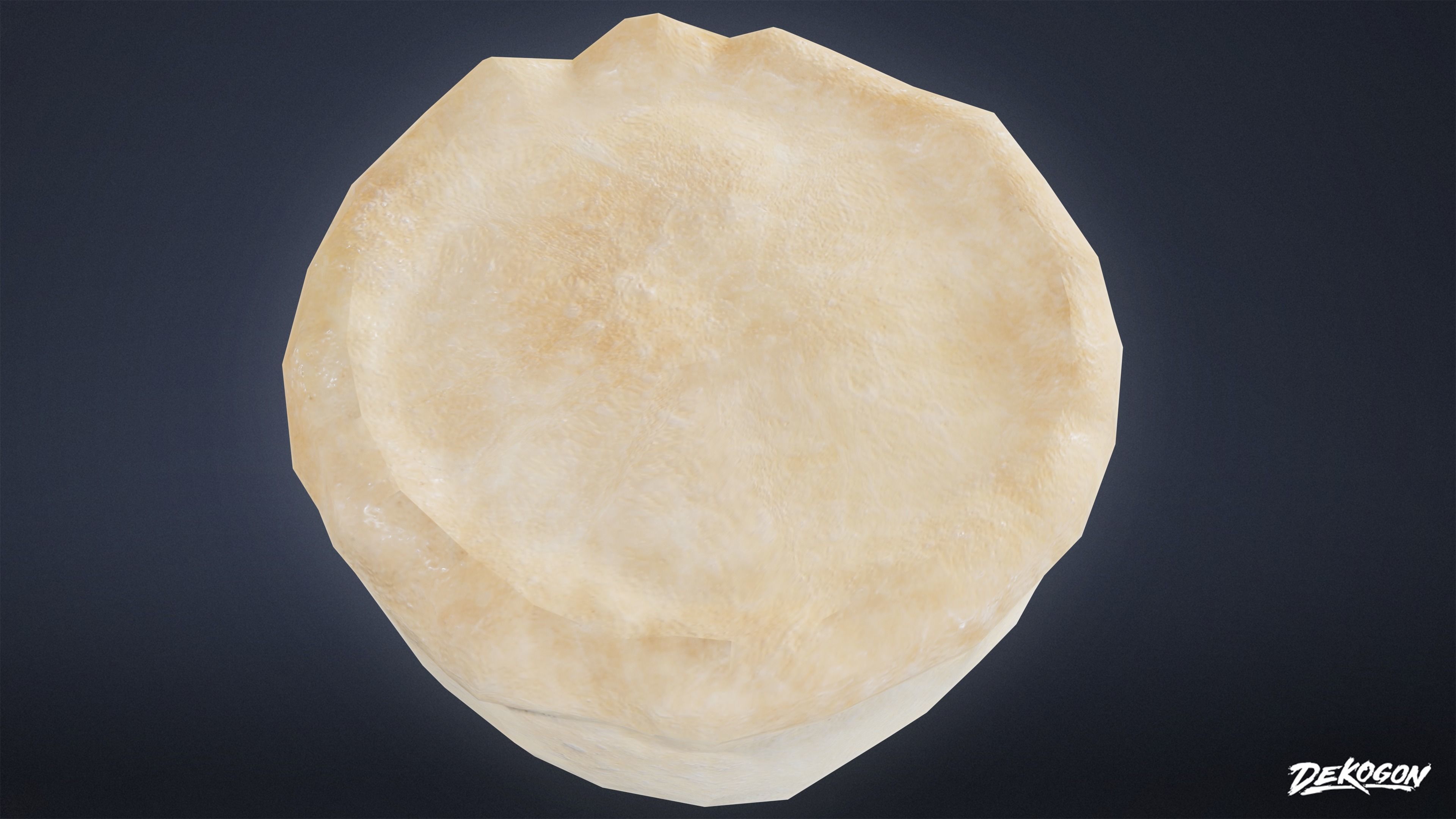 MEDIEVAL - Biscuit Pastry 01 - LOW POLY Low-poly 3D model_4