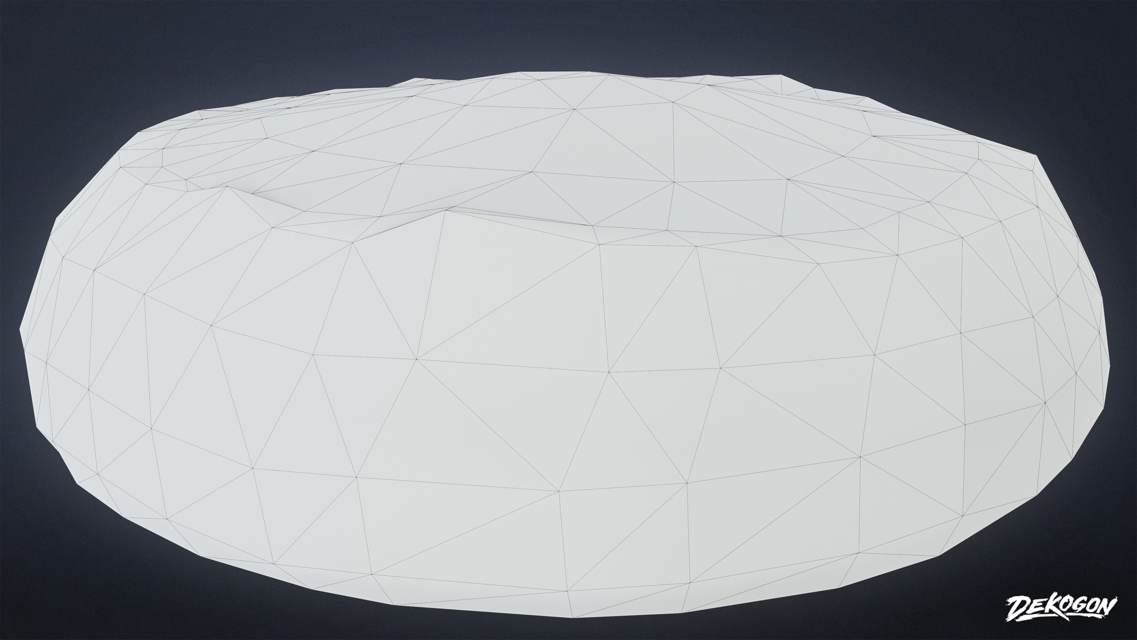 MEDIEVAL - Biscuit Pastry 01 - LOW POLY Low-poly 3D model_17