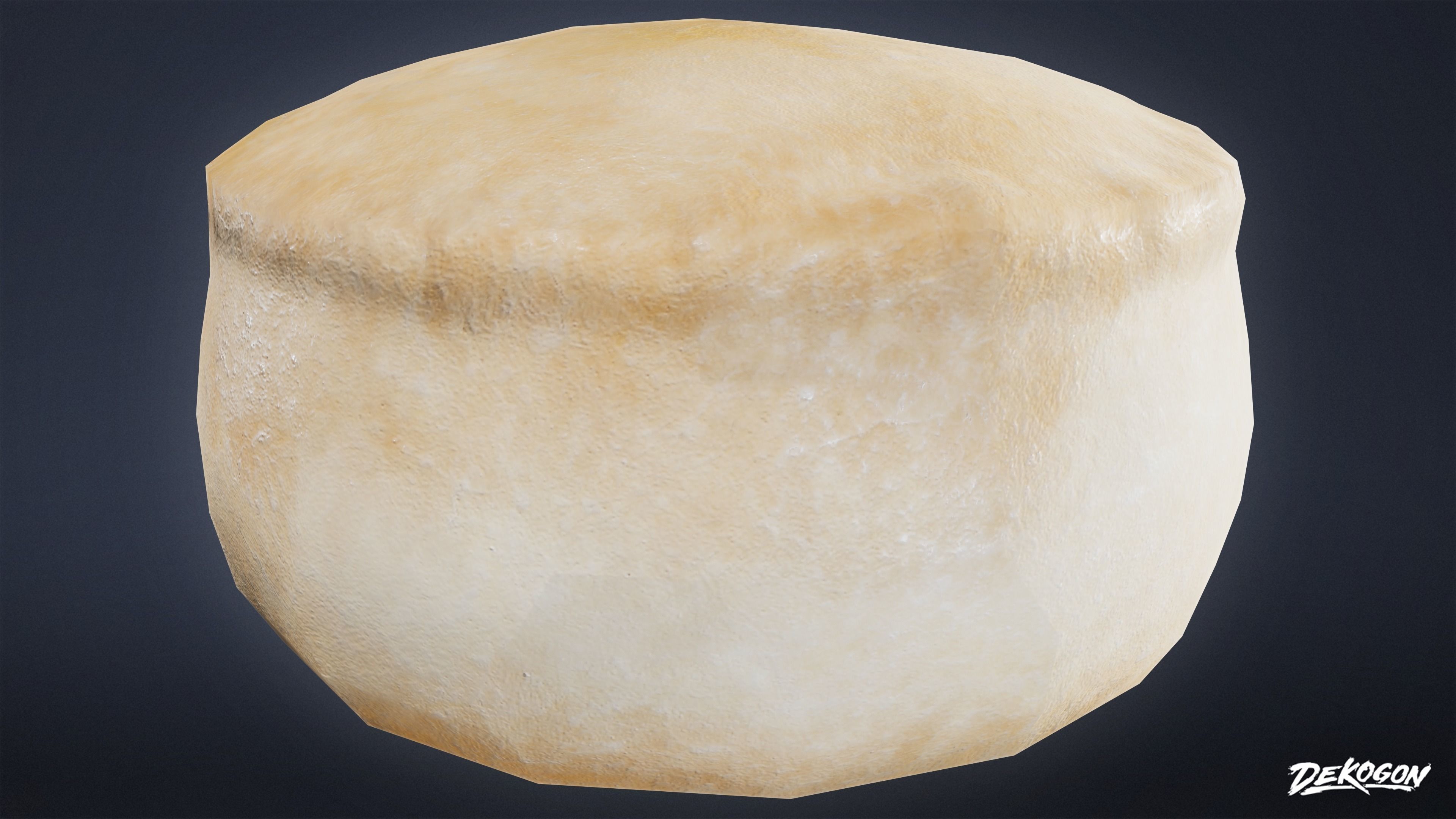 MEDIEVAL - Biscuit Pastry 01 - LOW POLY Low-poly 3D model_6