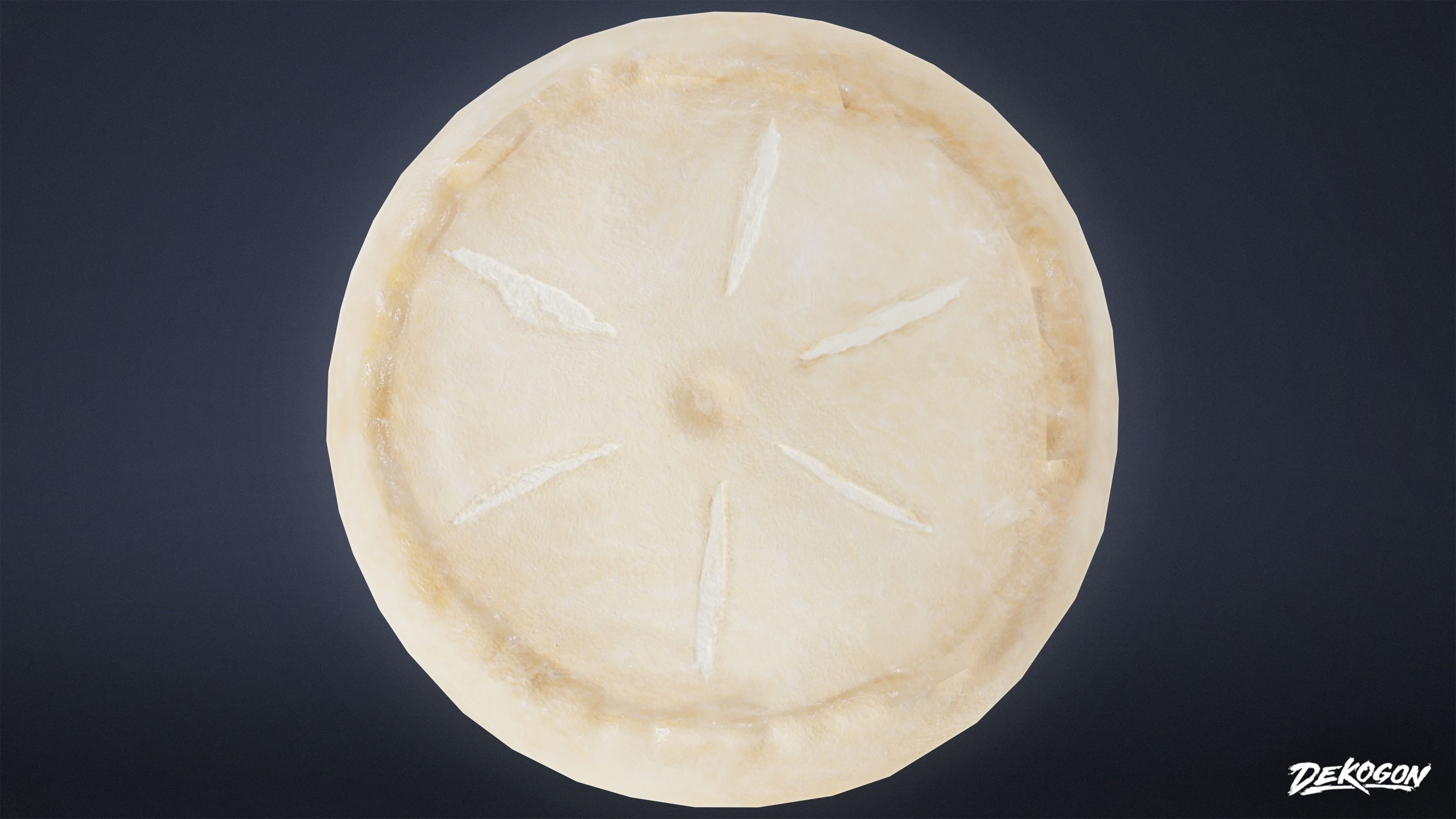 MEDIEVAL - Biscuit Pastry 01 - LOW POLY Low-poly 3D model_15