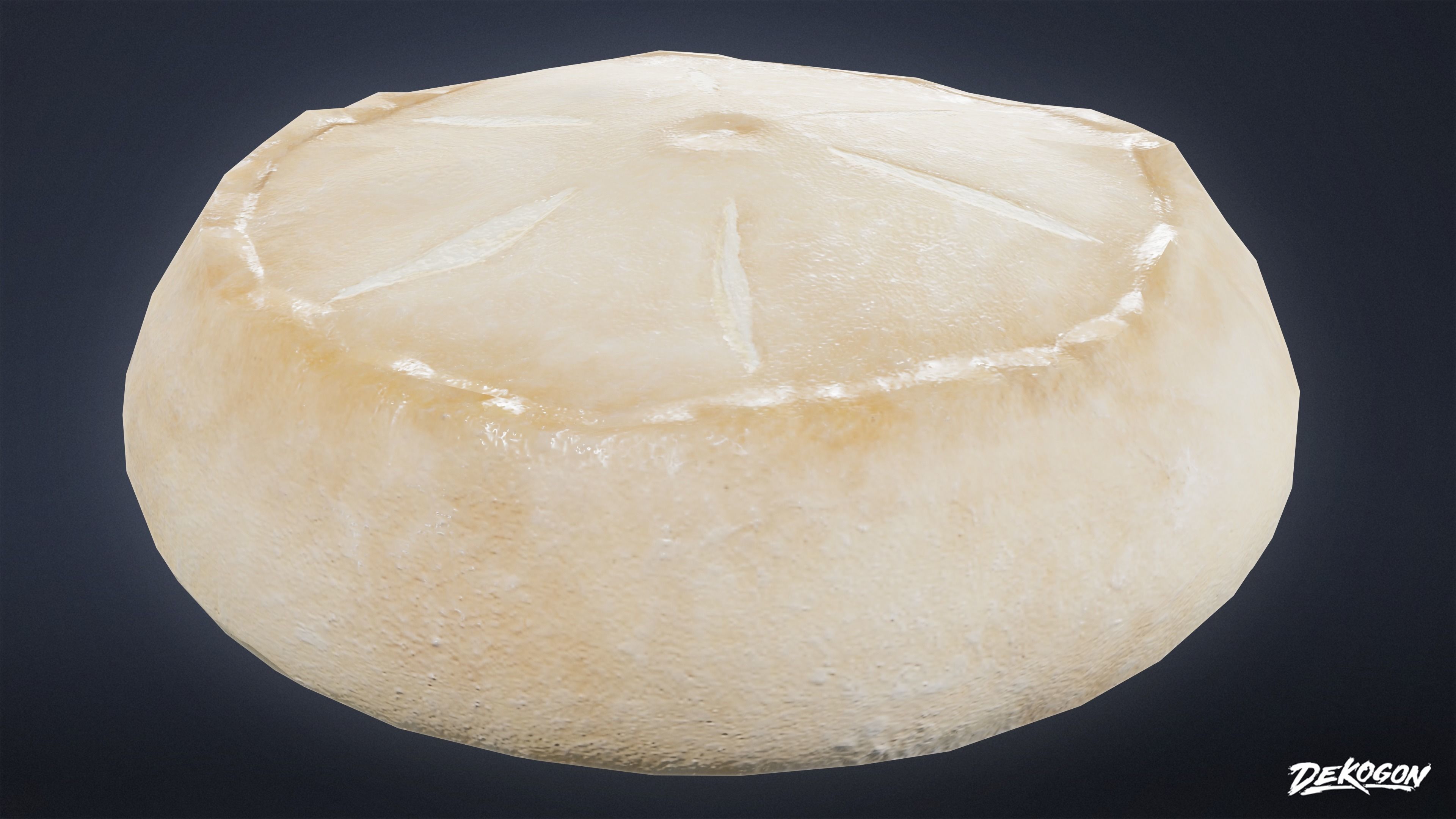 MEDIEVAL - Biscuit Pastry 01 - LOW POLY Low-poly 3D model_11