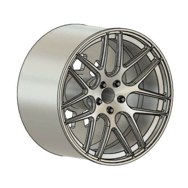 WORK GNOSIS FMB03 RIMS FOR DIECAST 64 SCALE 3D print model_1