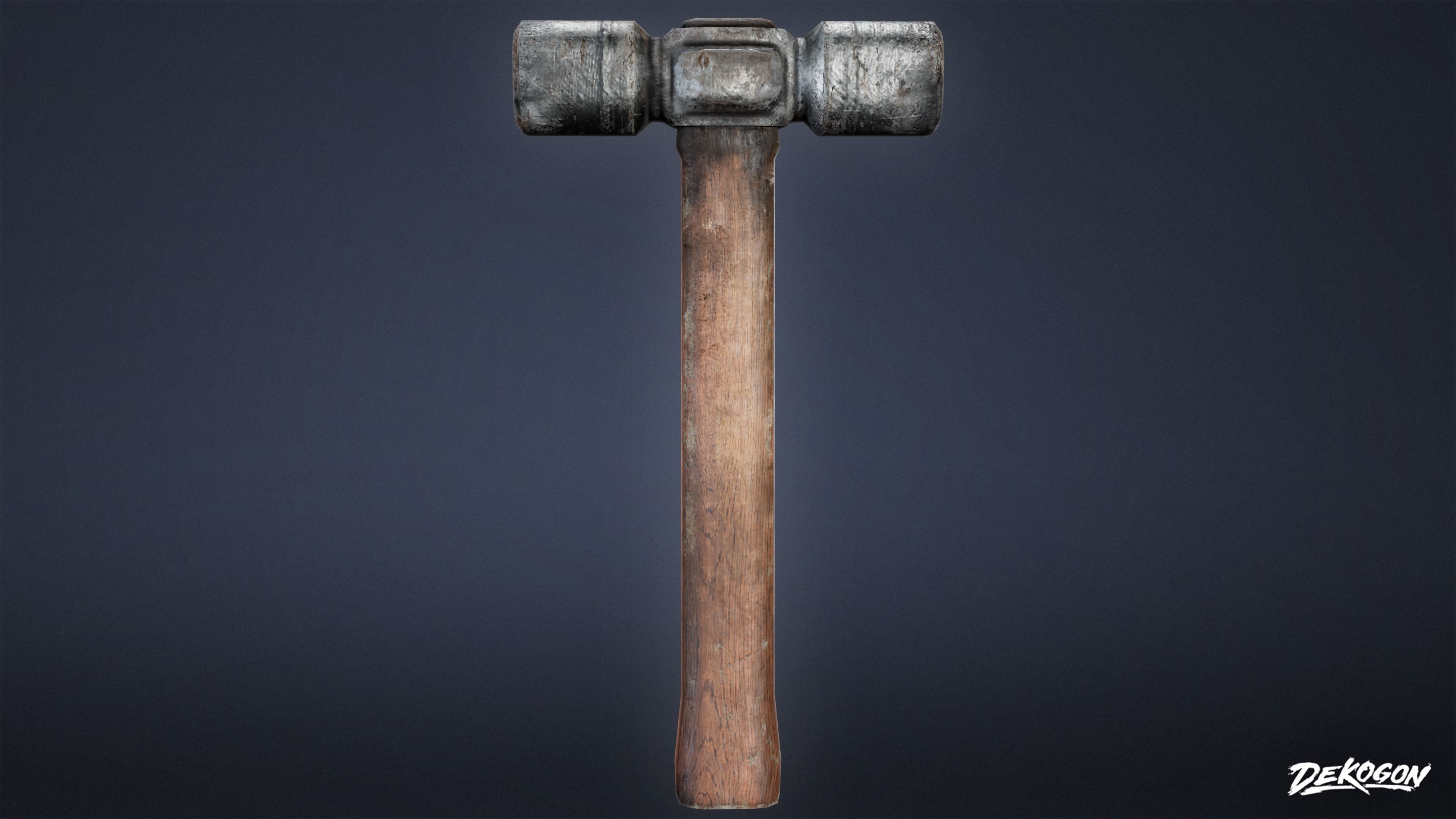 MEDIEVAL - Blacksmith Tools 01 - LOW POLY Low-poly 3D model_5