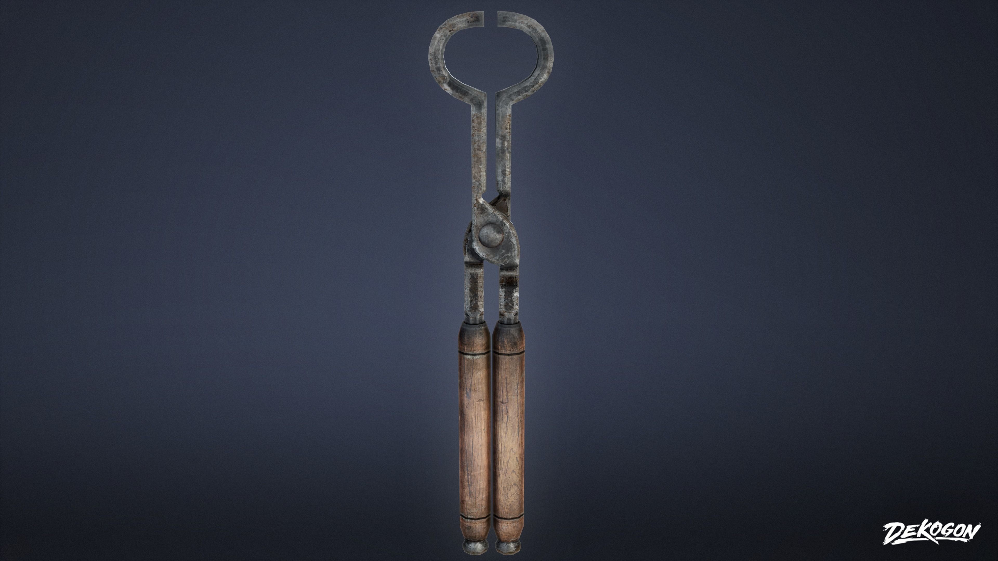 MEDIEVAL - Blacksmith Tools 01 - LOW POLY Low-poly 3D model_14