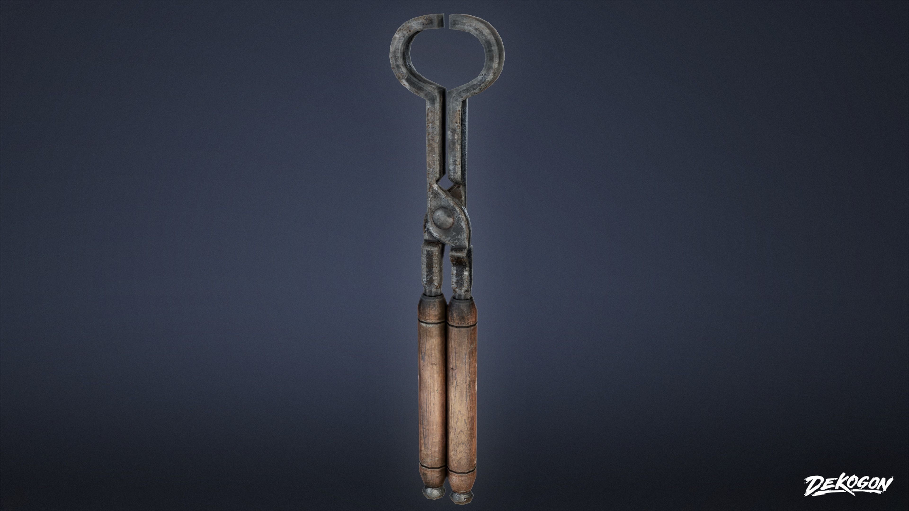 MEDIEVAL - Blacksmith Tools 01 - LOW POLY Low-poly 3D model_13