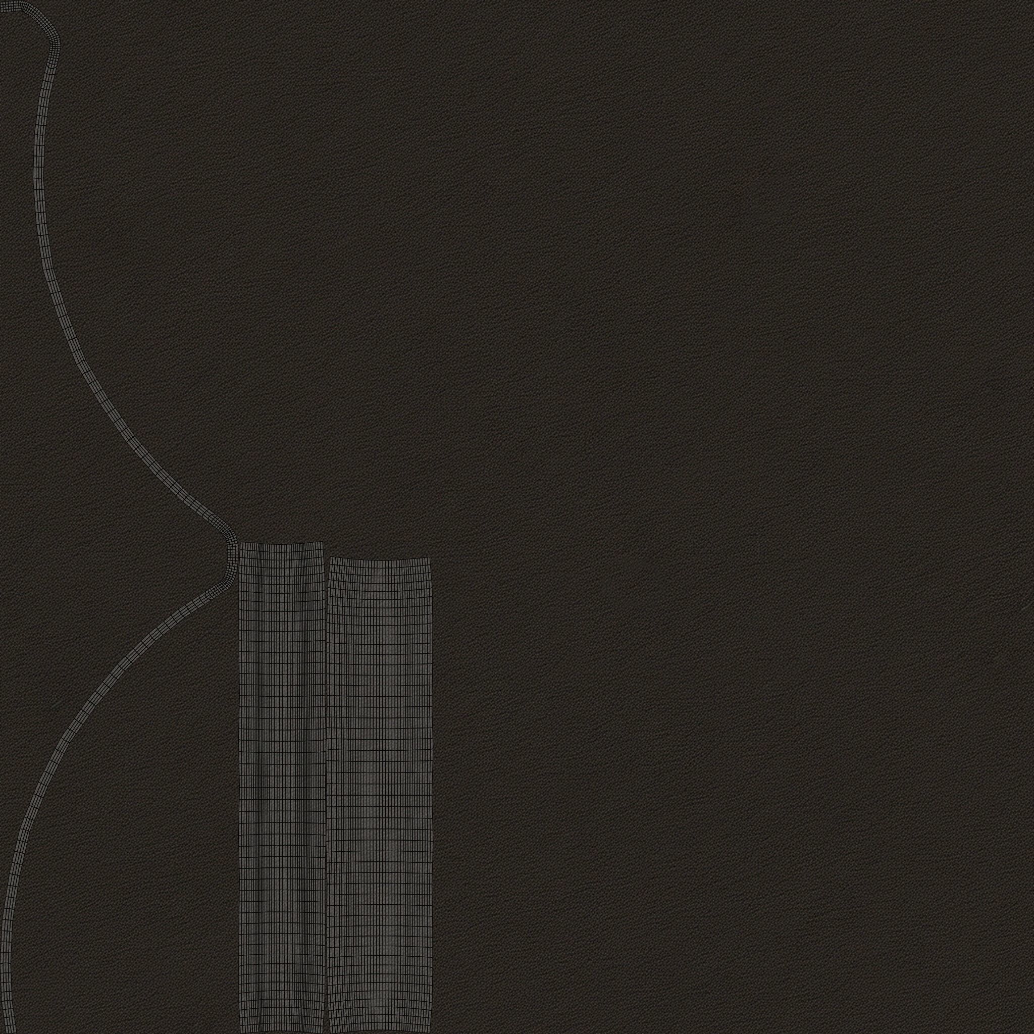 Black Wireless Headphone 3D model 3D model_7