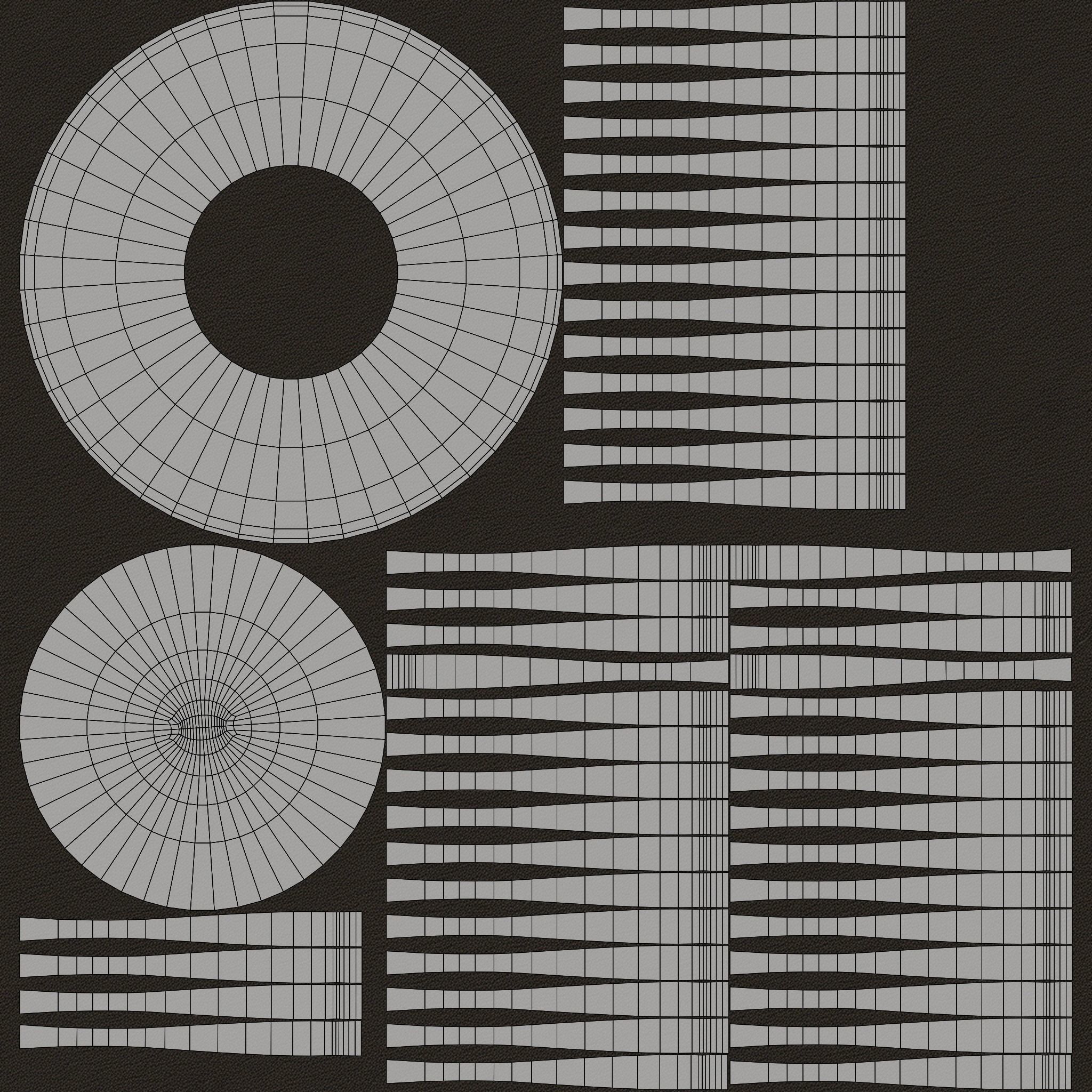 Black Wireless Headphone 3D model 3D model_6