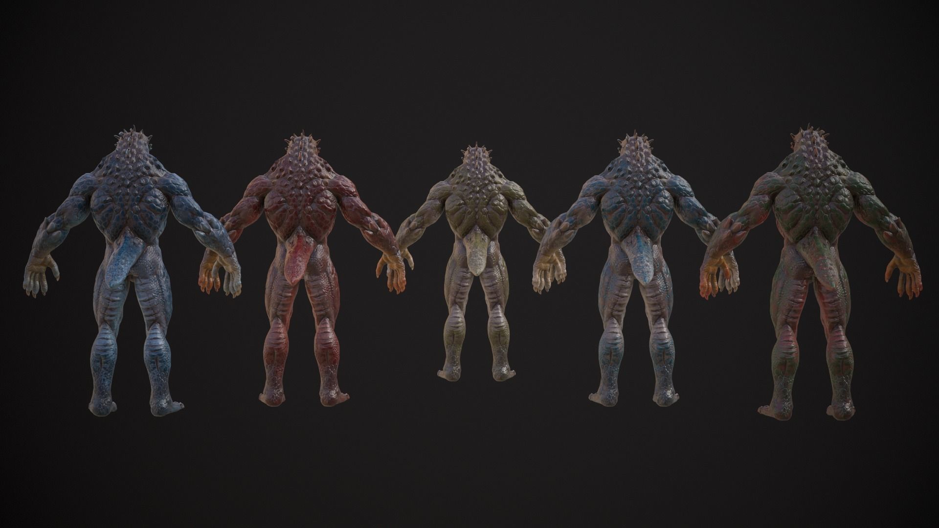 Lizard Boss Low-poly 3D model_20
