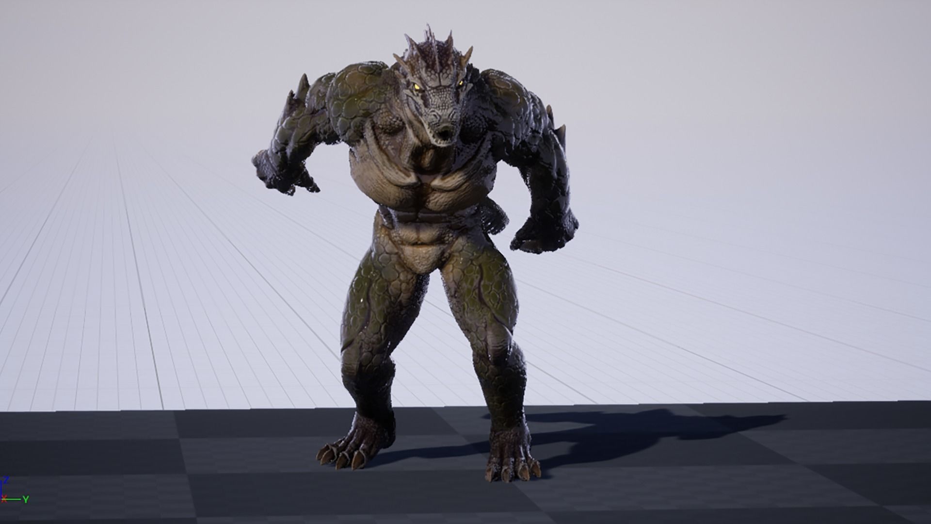 Lizard Boss Low-poly 3D model_31