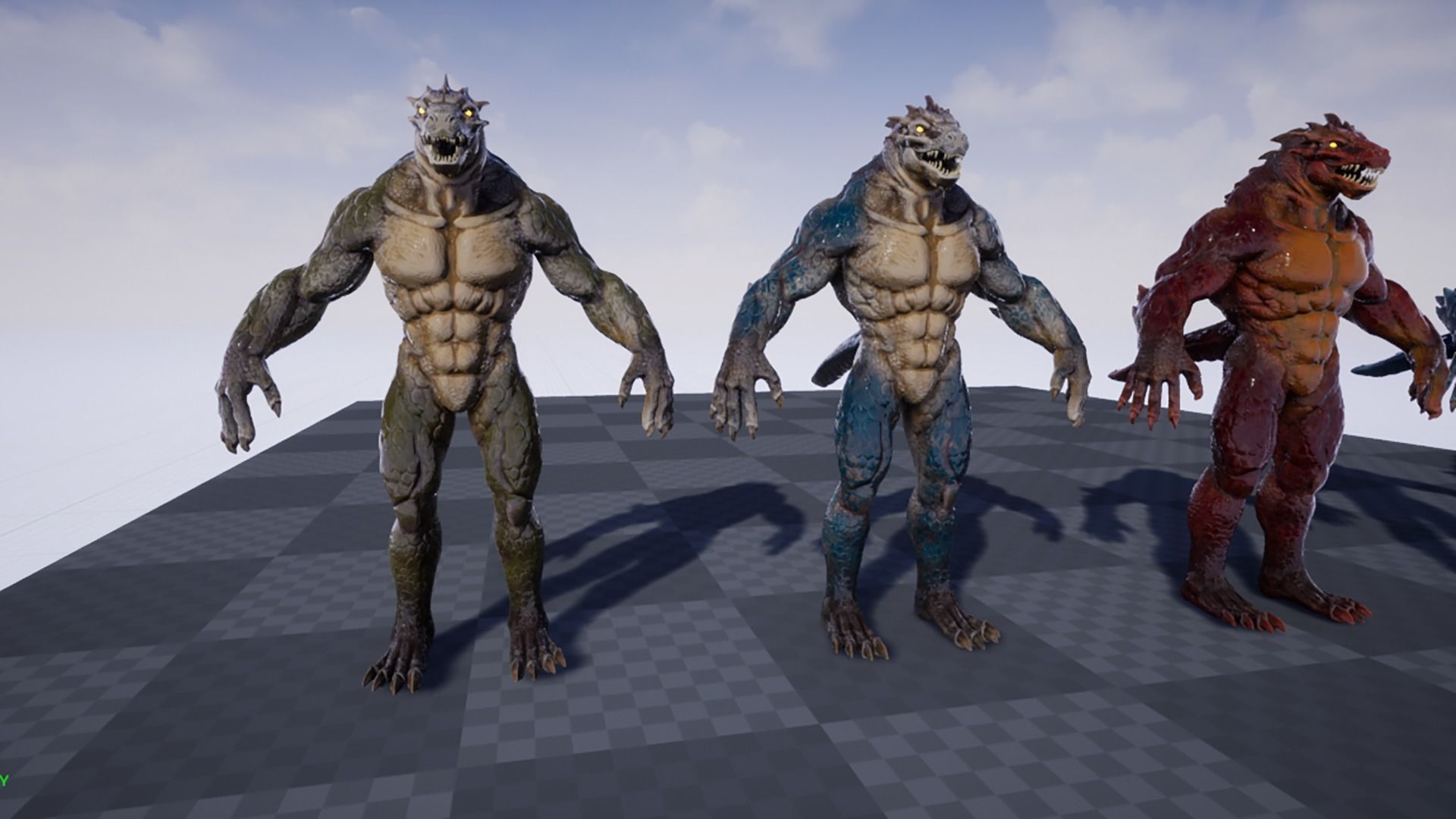 Lizard Boss Low-poly 3D model_27