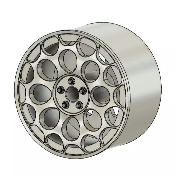 WORK WIL 02D RIMS FOR DIECAST 64 SCALE 3D print model