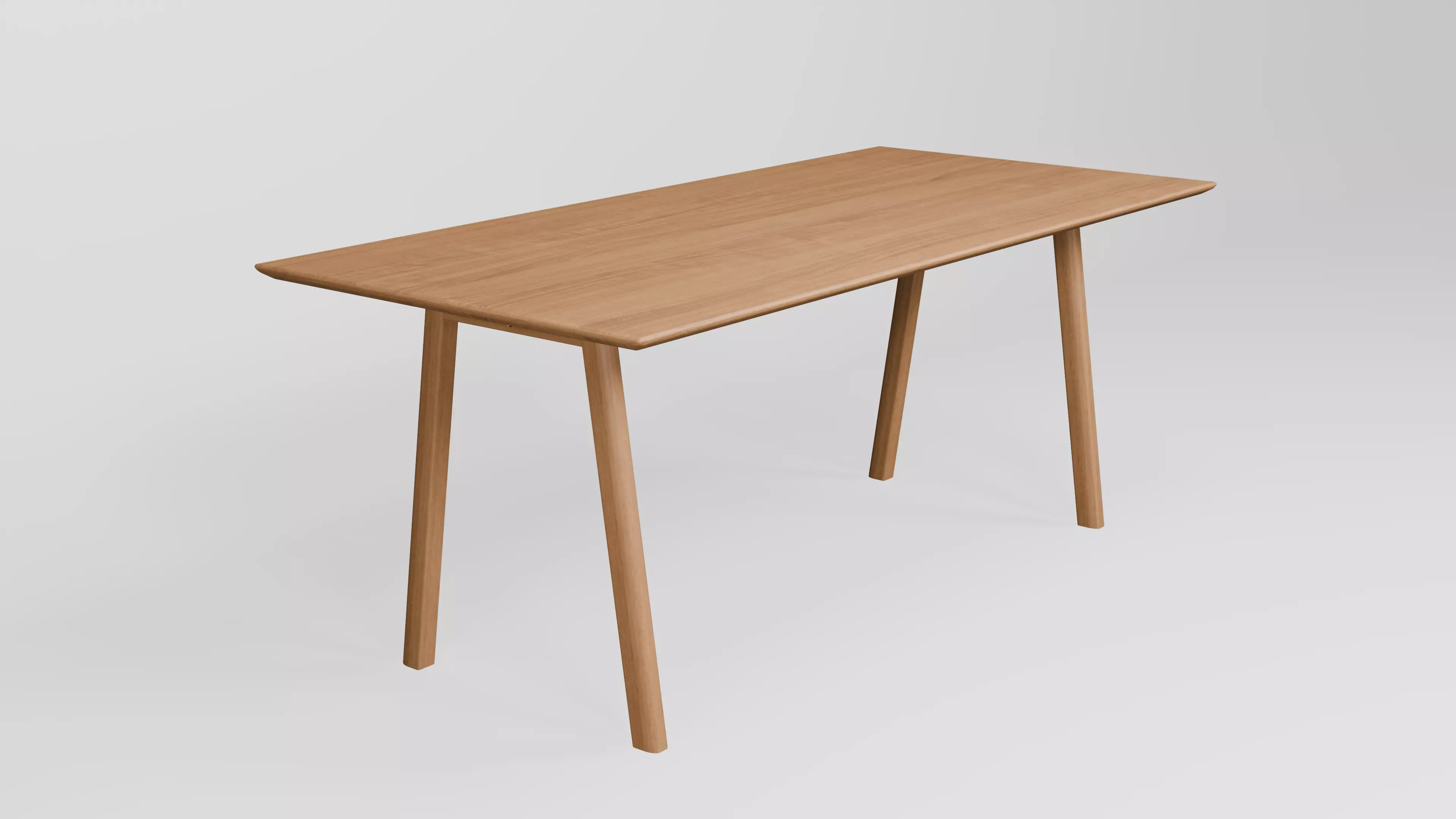 Dining Table Free 3D model_0