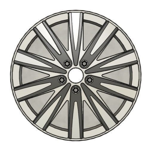 WORK STEEZ FOZZO RIMS FOR DIECAST 64 SCALE 3D print model_2