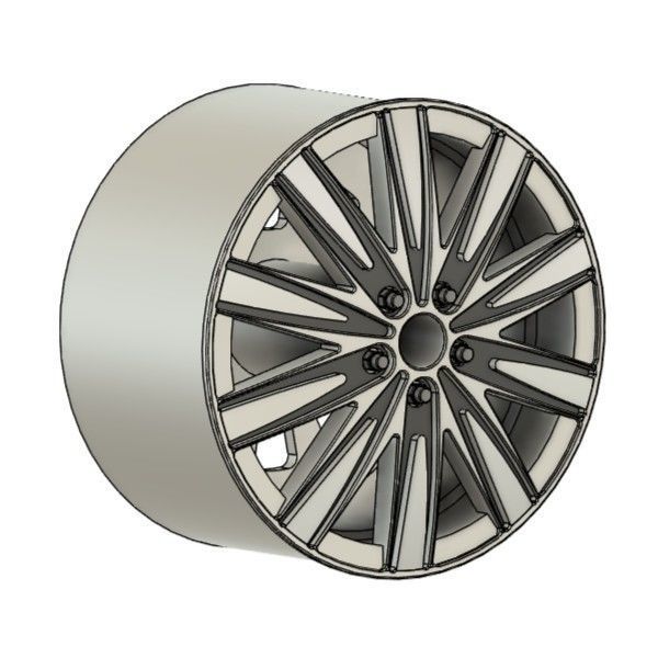 WORK STEEZ FOZZO RIMS FOR DIECAST 64 SCALE 3D print model_1