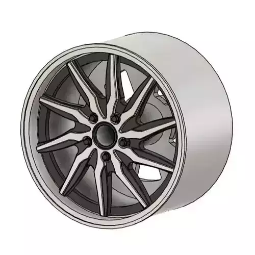 WORK NEZART 10T RIMS FOR DIECAST 64 SCALE